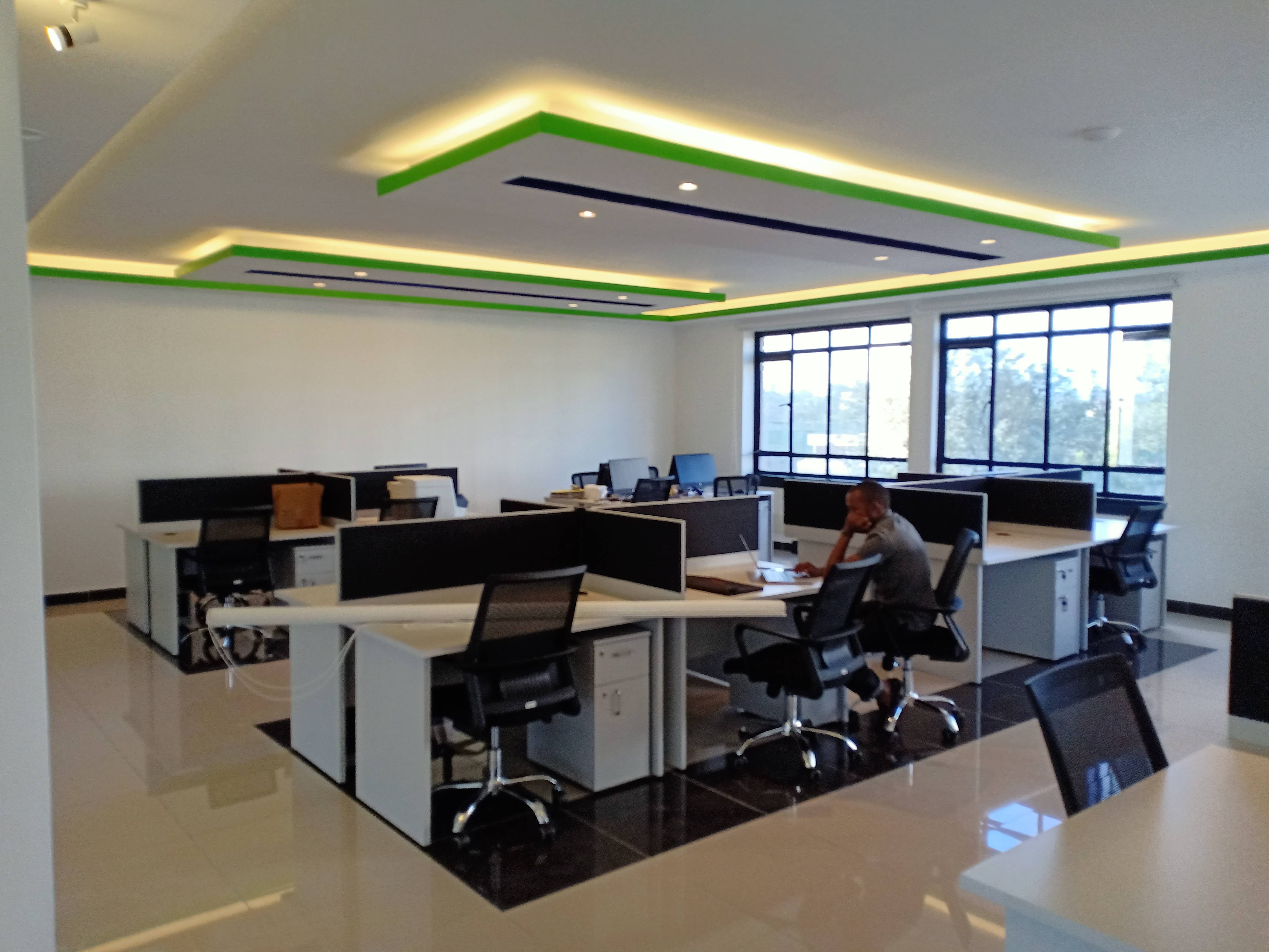 gypsum ceilings for office interior design Nairobi