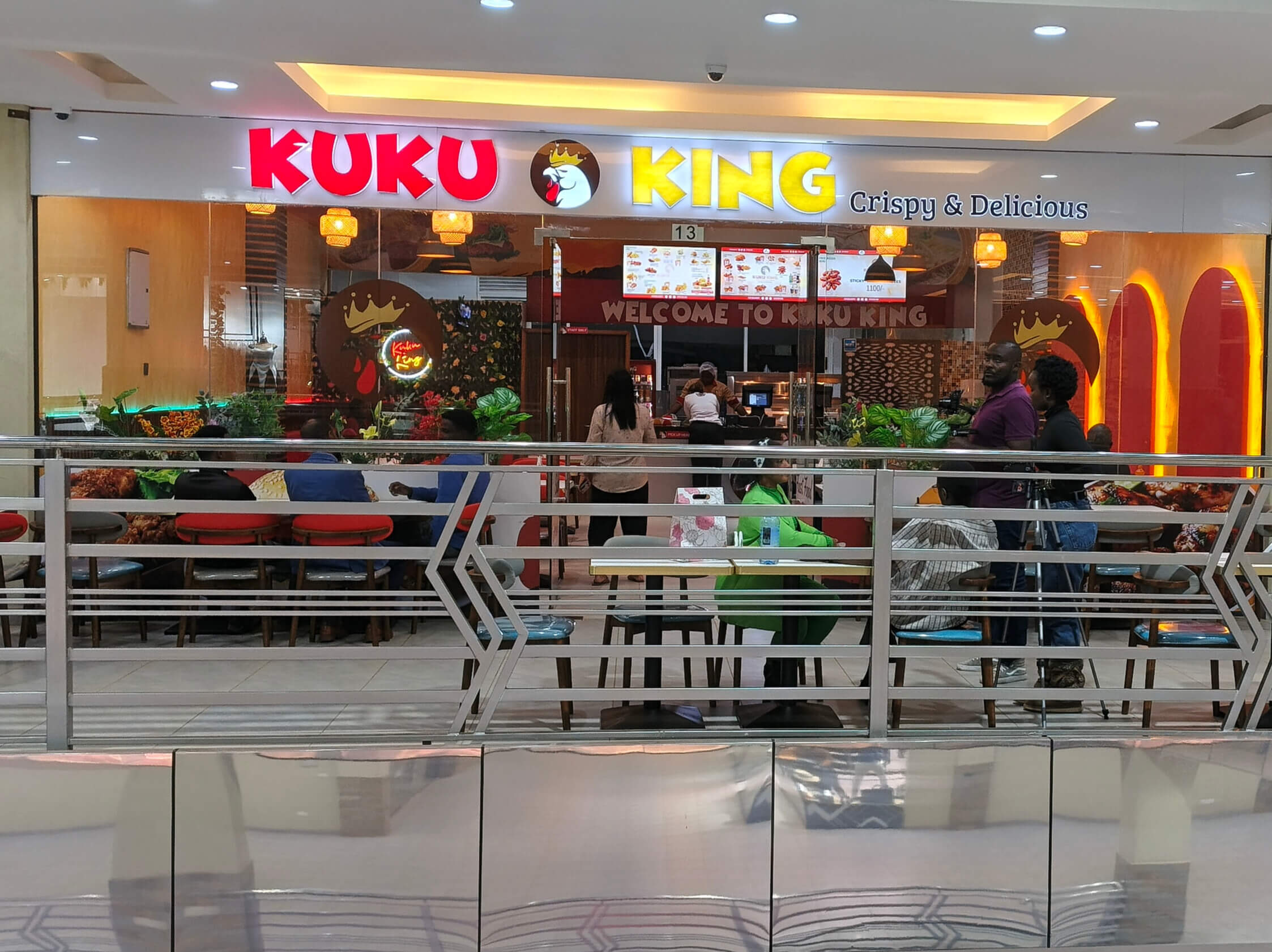 Kuku king restaurant designed by Prime House Interiors